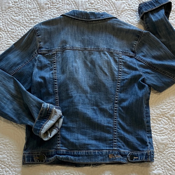 Kut from the Kloth Dark Wash Jean Jacket - Picture 4 of 5